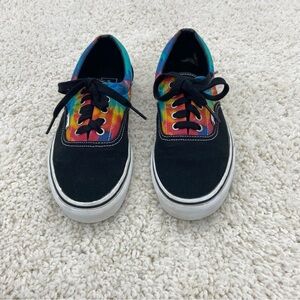 Vans Unisex Tie-Dye Black Sneakers Size Men’s 8 and Women’s 9.5.